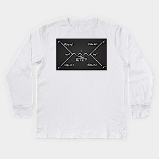 Feynman Diagram Kids Long Sleeve T-Shirt